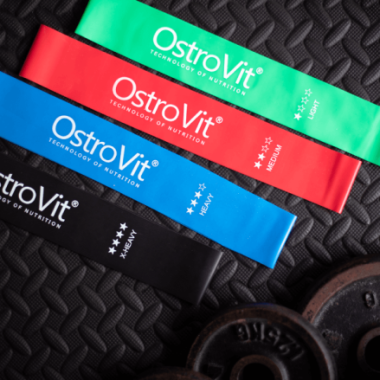 OstroVit Training Bands (Benzi de antrenament) 4 bucati set Cantitate: 4 (set)
Greutate neta: 200 g
Lungime: 31 cm
Latime: 5 cm

