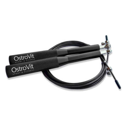 OstroVit Metal Skipping Rope (Coarda de sarit metalica) - 3m, NEAGRA Avantaje


Modeleaza perfect silueta - in special partile i