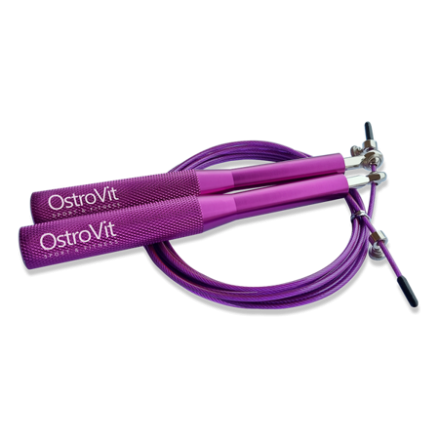 OstroVit Metal Skipping Rope (Coarda de sarit metalica) - 3m, VIOLET Avantaje


Modeleaza perfect silueta - in special partile i