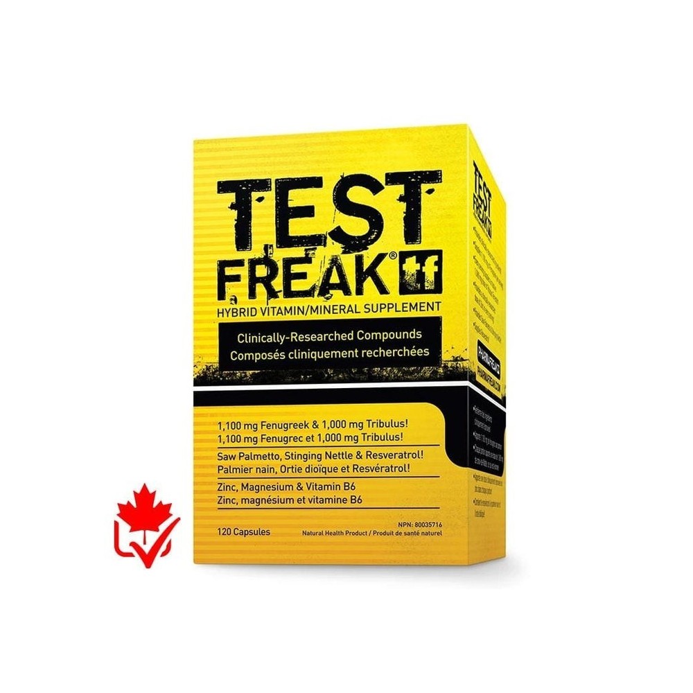PHARMA FREAK Test Freak - 120 Capsule Beneficii Test Freak- un stimulent natural unic, stimuleaza producerea testosteronului, cr