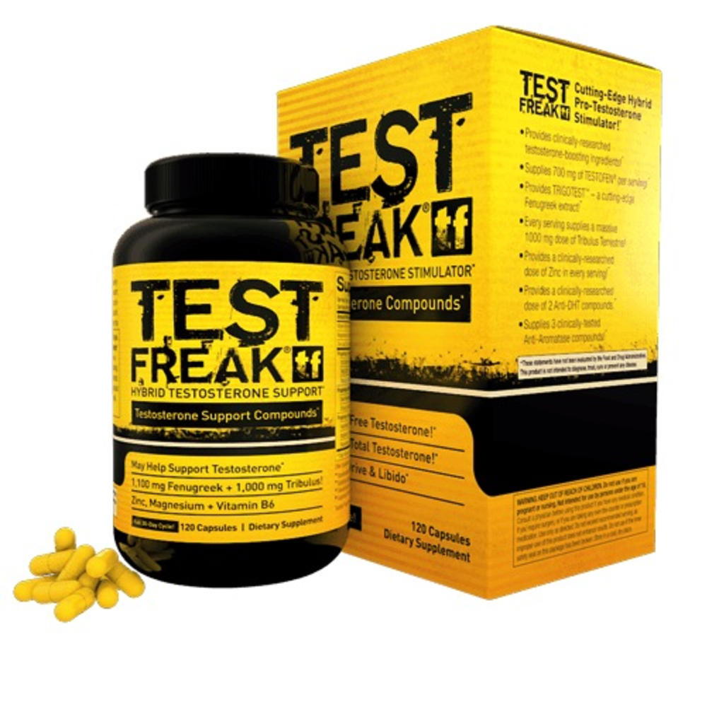 PHARMA FREAK Test Freak - 120 Capsule Beneficii Test Freak- un stimulent natural unic, stimuleaza producerea testosteronului, cr PHARMA FREAK Test Freak - 120 Capsule Beneficii Test Freak- un stimulent natural unic, stimuleaza producerea testosteronului, cr