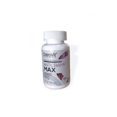 OstroVit Anti Cramp Max Magnesium - 90 Tablete Beneficii Anti Cramp: are un efect pozitiv asupra sistemului nervos, contribuie l