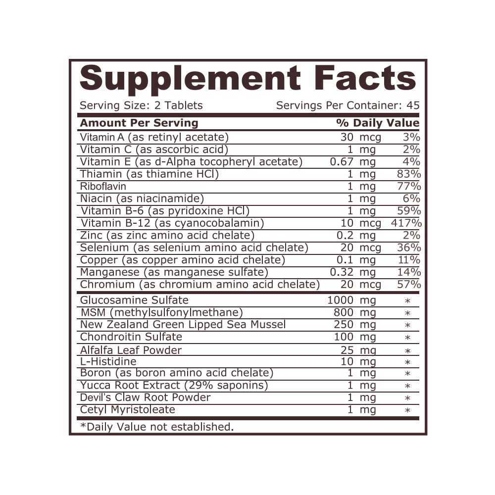 Pure Nutrition Joint Matrix (suport pentru articulatii) - 90 Tablete Beneficii Joint Matrix: supliment nutritiv foarte eficient 