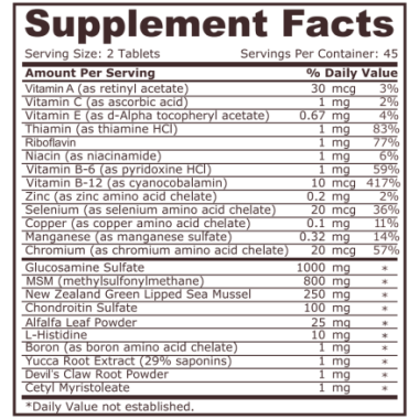 Pure Nutrition Joint Matrix (suport pentru articulatii) - 90 Tablete Beneficii Joint Matrix: supliment nutritiv foarte eficient 