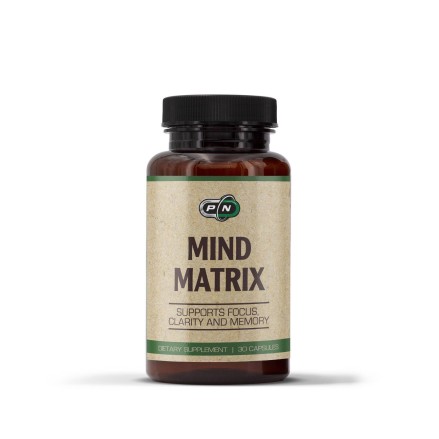 Pure Nutrition Mind Matrix (pentru memorie, stres si concentrare) - 30 Capsule Beneficii Mind Matrix: o formula eficienta pentru