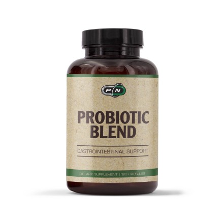 Pure Nutrition Probiotic Blend - 120 Capsule Beneficii Probiotic Blend: sporeste productia de vitamina b1 si vitamina k2, ajuta 