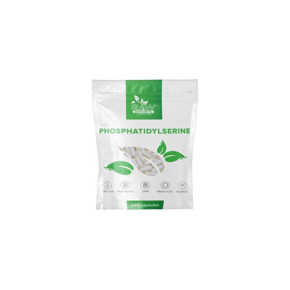 Raw Powders Phosphatidylserine (Fosfatidilserina) 100 mg - 240 Capsule Beneficii Fosfatidilserina: regleaza lipicitatea si fluid Raw Powders Phosphatidylserine (Fosfatidilserina) 100 mg - 240 Capsule Beneficii Fosfatidilserina: regleaza lipicitatea si fluid