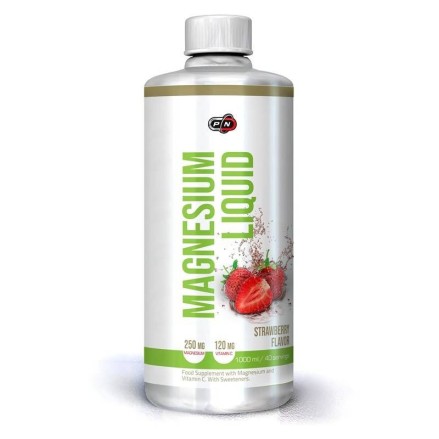 Pure Nutrition USA Magneziu lichid 250mg 1000 ml Beneficii Magneziu: regleaza tensiunea arteriala, amelioreaza migrenele, amelio