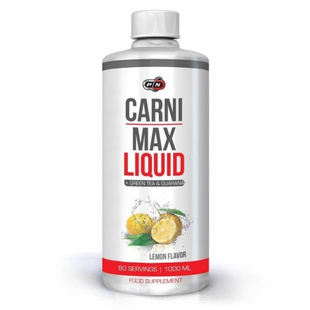 Pure Nutrition USA L-Carnitina cu Guarana 1000 ml (Arzator de grasimi) Carni Max, L-Carnitina cu Guarana si Ceai verde 1000 ml.

