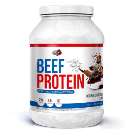 Pure Nutrition USA Beef Protein 1814 grame (Proteina din carne de vita) Beneficii Proteina din carne de vita: contine Creatina, 
