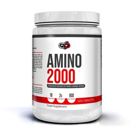 Pure Nutrition USA Amino 2000, 300 tablete (Aminoacizi masa musculara) Beneficii Amino 2000: aminoacizii reprezinta temelia musc
