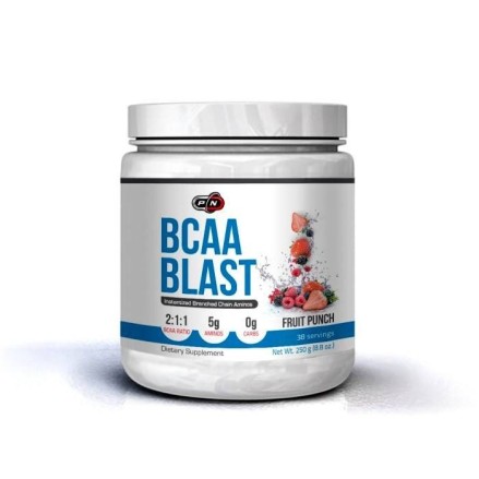 Pure Nutrition USA BCAA cu Glutamina 250 grame Beneficii BCAA Blast: reduce oboseala, creste absorbtia de proteine, mentine masa