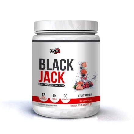 Pure Nutrition USA Black Jack 300 grame, Oxid Nitric Puternic Beneficii Black Jack: efect puternic in doar 15 minute de la admin