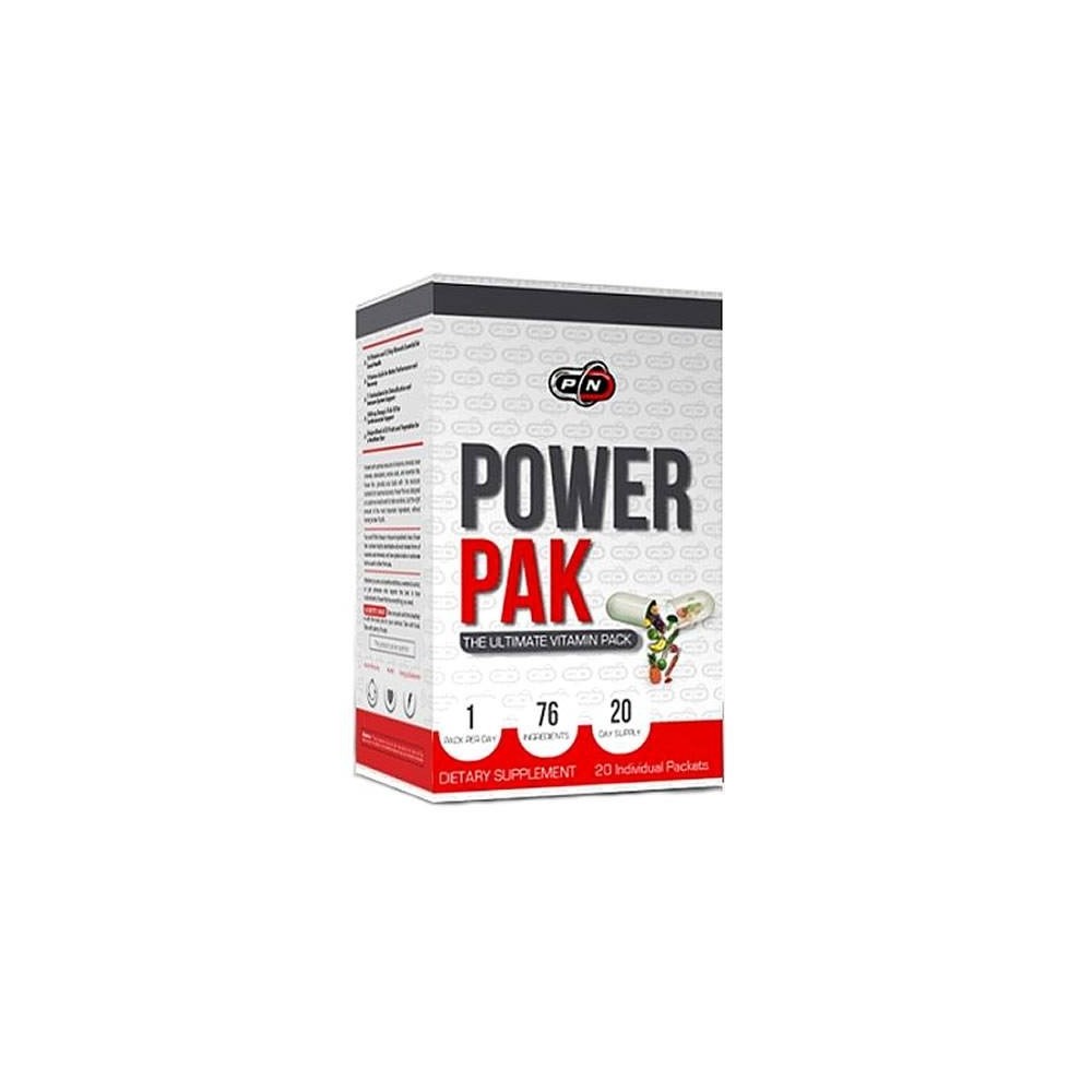 Pure Nutrition USA Power Pak 20 pliculete (Vitamine+Minerale+Omega 3+Aminoacizi) Beneficii Power Pak: ofera energie si rezistent