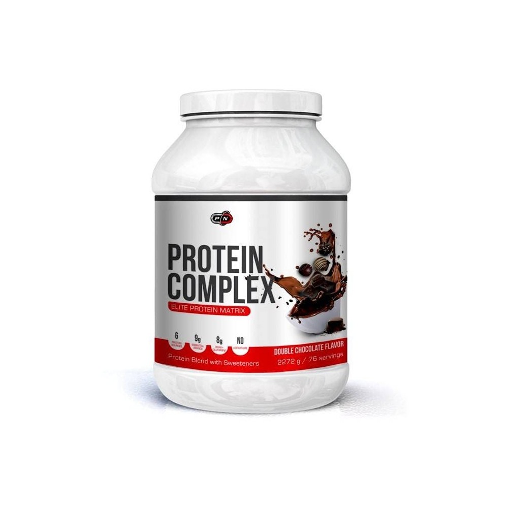 Pure Nutrition USA Protein Complex 2.27 kg, Sursa 6 tipuri de proteina Beneficii Protein Complex: 6 surse de proteina, 2 tipuri 