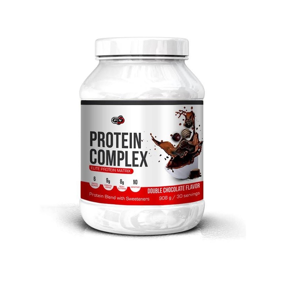 Pure Nutrition USA Protein Complex 908 grame Beneficii Protein Complex: 6 surse de proteina, 2 tipuri de proteina din zer cu abs Pure Nutrition USA Protein Complex 908 grame Beneficii Protein Complex: 6 surse de proteina, 2 tipuri de proteina din zer cu abs