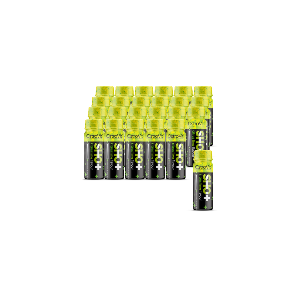 Ostrovit PreWorkout Shot (pentru antrenament si exercitii) - 24x80 ml Beneficii PreWorkout Shot: pompa musculara uimitoare pentr Ostrovit PreWorkout Shot (pentru antrenament si exercitii) - 24x80 ml Beneficii PreWorkout Shot: pompa musculara uimitoare pentr