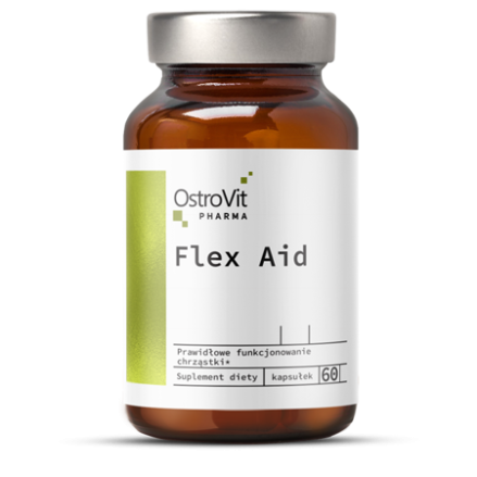 OstroVit Pharma Flex Aid 60 Capsule Beneficii OstroVit Pharma Flex Aid: este un complex de ingrediente eficiente, ajuta la intar