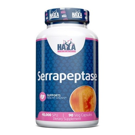 Serrapeptase 40.000, 90 Capsule, Ajuta la promovarea sanatatii oaselor si articulatiilor, ajuta la intarirea sistemului imunitar