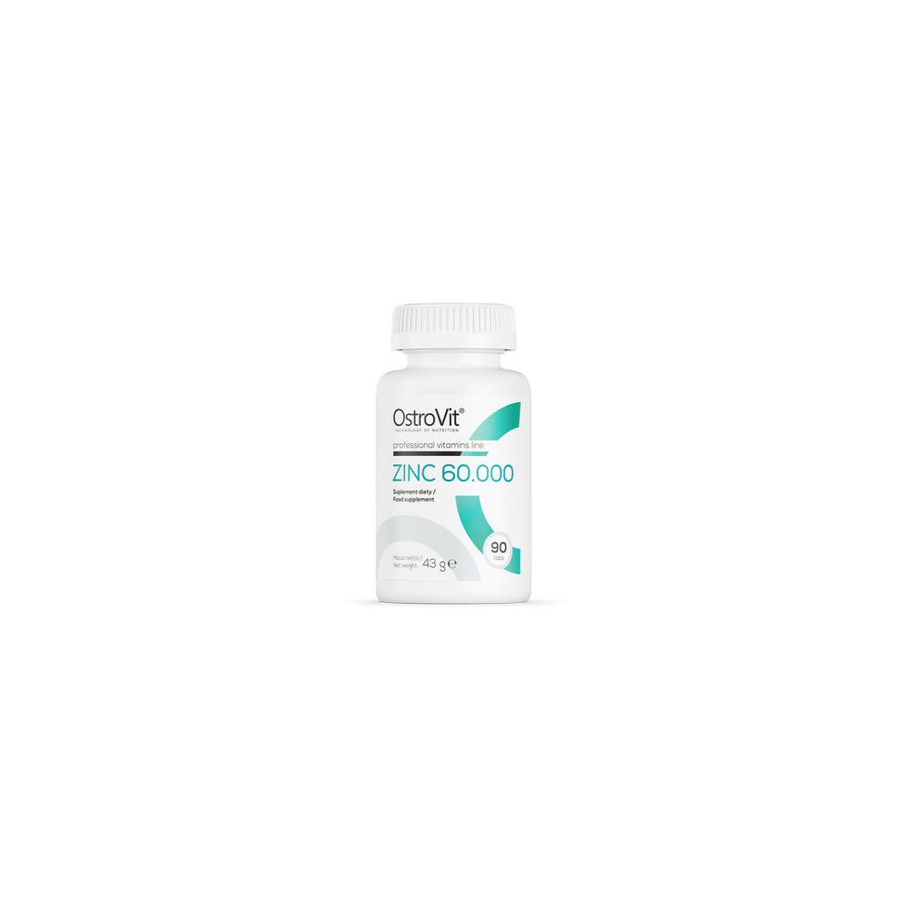 OstroVit Zinc 60.000 - 90 Tablete Beneficii Zinc 60.000: reglarea proceselor metabolice si a activitatii enzimelor din organism, OstroVit Zinc 60.000 - 90 Tablete Beneficii Zinc 60.000: reglarea proceselor metabolice si a activitatii enzimelor din organism,