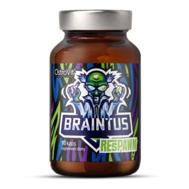 OstroVit Braintus Respawn 90 Capsule (stimuleaza memoria si gandirea) Beneficii Braintus Respawn: combinatie unica de ingredient