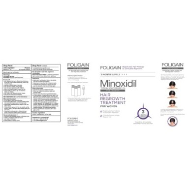 FOLIGAIN MINOXIDIL 2%, Regenerarea parului pentru femei tratament, 3 luni FOLIGAIN MINOXIDIL 2% Tratament pentru regenerarea par