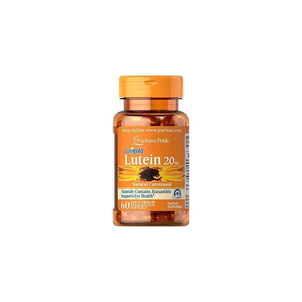 PURITAN'S PRIDE Luteina (cu Zeaxantina) 20mg - 60 Capsule Beneficii Luteina: este un supliment alimentar care: suprima inflamati PURITAN'S PRIDE Luteina (cu Zeaxantina) 20mg - 60 Capsule Beneficii Luteina: este un supliment alimentar care: suprima inflamati