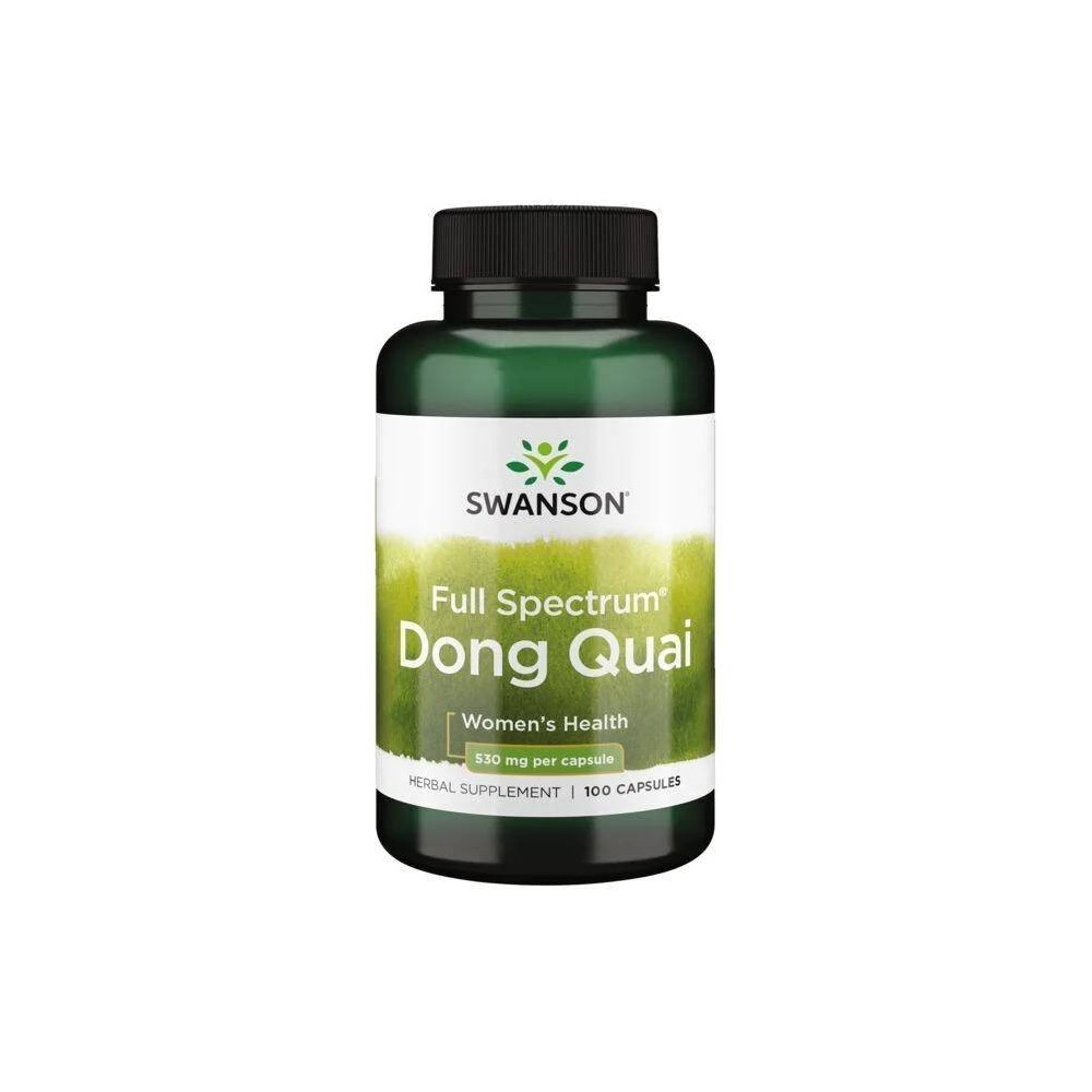 Swanson Dong Quai, 530mg - 100 Capsule Beneficii Dong Quai: mentine echilibrul hormonal, actioneaza ca un afrodiziac, reduce pro Swanson Dong Quai, 530mg - 100 Capsule Beneficii Dong Quai: mentine echilibrul hormonal, actioneaza ca un afrodiziac, reduce pro