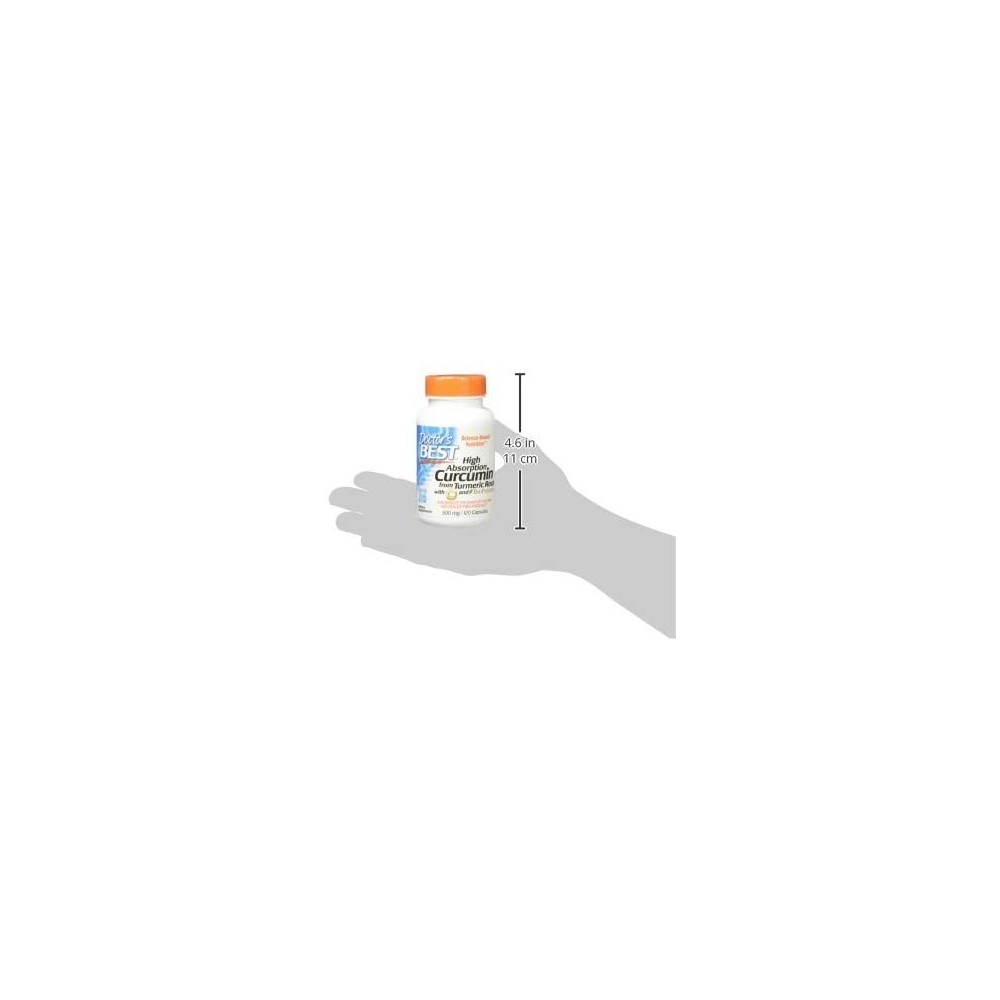Doctor's Best High Absorption Curcumin From Turmeric Root with C3 Complex & BioPerine - 500mg - 120 Capsule Beneficii- ajuta la 