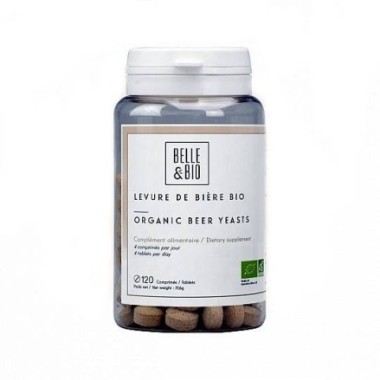 Belle&Bio Brewer's Yeast Bio (Drojdie de bere) - 120 Capsule Beneficiile drojdiei de bere: imbunatateste zaharul din sange, inta