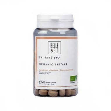 Belle&Bio Shiitake Extract Bio 120 Capsule Beneficii Shiitake: minimizeaza obezitatea, sustine functia imuna, sustine sanatatea 