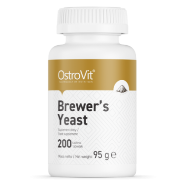 OstroVit Brewer's Yeast (Drojdie de bere) - 200 Tablete Beneficiile drojdiei de bere: imbunatateste zaharul din sange, intareste