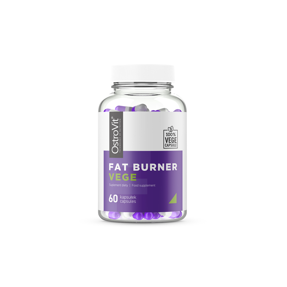 OstroVit Fat Burner VEGE 60 Capsule (Arzator de grasimi vegan) Proprietati si Beneficii OstroVit Fat Burner Vege: produs in caps