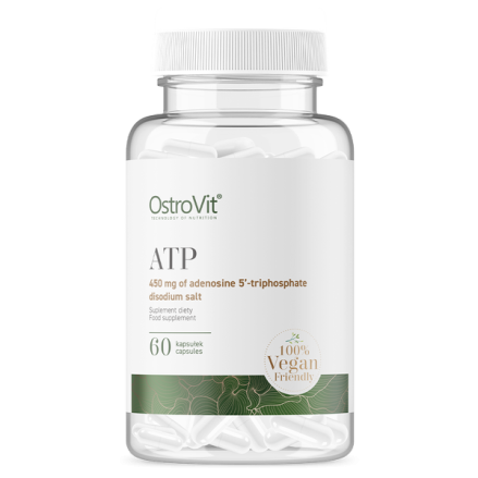 OstroVit ATP VEGE 60 Capsule Beneficii ATP VEGE: supliment alimentar modern care asigura organismului dumneavoastra ATP- Adenozi