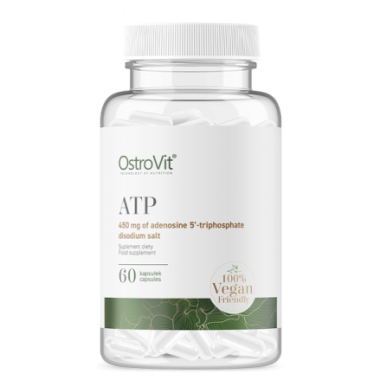 OstroVit ATP VEGE 60 Capsule Beneficii ATP VEGE: supliment alimentar modern care asigura organismului dumneavoastra ATP- Adenozi