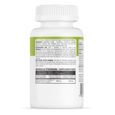 OstroVit Chlorella 90 Tablete Beneficii Chlorella: super-aliment fara compromisuri, o bogatie de fitochimice, proteine, minerale