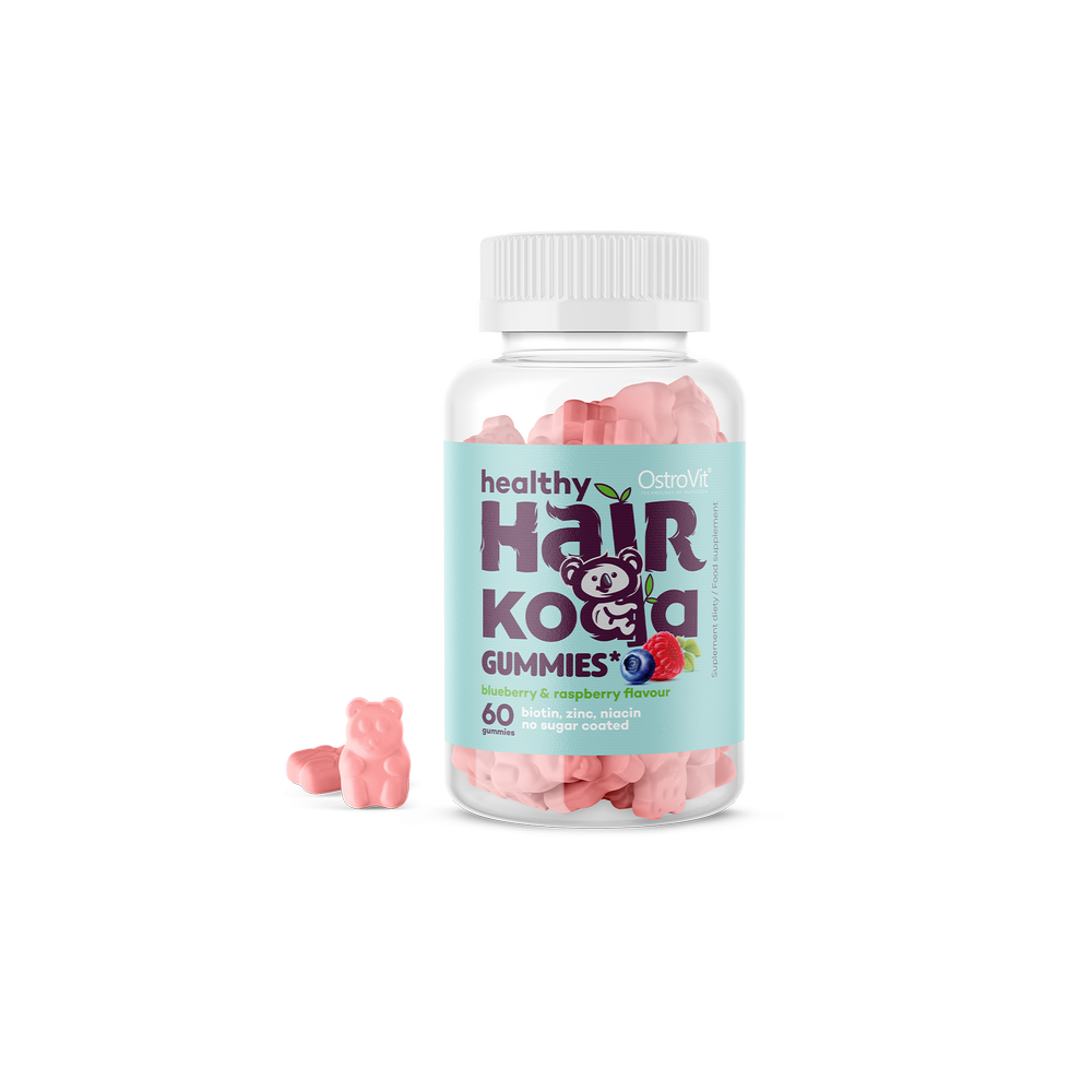 OstroVit Healthy Hair Koala Gummies 60 bucati (jeleuri Koala pentru par) Beneficii Healthy Hair Koala Gummies: sustine metabolis OstroVit Healthy Hair Koala Gummies 60 bucati (jeleuri Koala pentru par) Beneficii Healthy Hair Koala Gummies: sustine metabolis