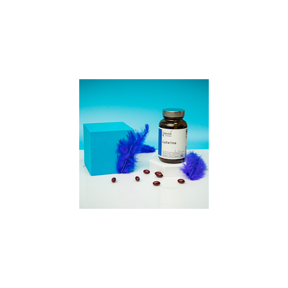 OstroVit Pharma Lutein 30 Capsule Beneficii Luteina: este un supliment alimentar care: suprima inflamatia, apara impotriva radic