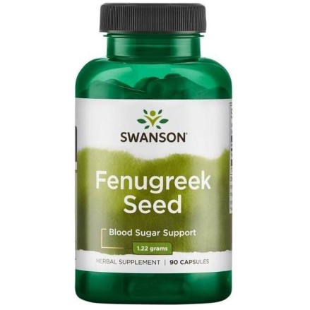 Swanson Fenugreek Seed, 610 mg - 90 Capsule Beneficii Fenugreek (Schinduf) : sursa bogata de nutrienti, sustine procesele metabo