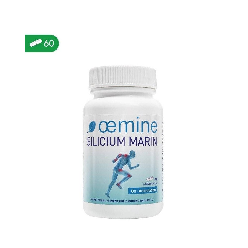 Oemine Siliciu Marin 60 capsule (Mineral pentru Oase sanatoase) Beneficii Siliciu marin: mentinerea articulatiilor sanatoase, sc Oemine Siliciu Marin 60 capsule (Mineral pentru Oase sanatoase) Beneficii Siliciu marin: mentinerea articulatiilor sanatoase, sc