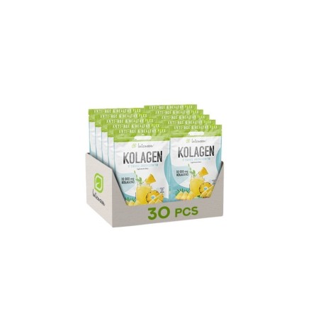 Intenson Colagen hidrolizat 30 pliculete 10.000 mg aroma Ananas Beneficii Colagen Hidrolizat: reduce liniile fine si ridurile, i