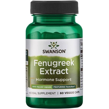 Swanson Testofen Fenugreek 300 mg - 60 Capsule Beneficii Fenugreek: sursa bogata de nutrienti, sustine procesele metabolice sana