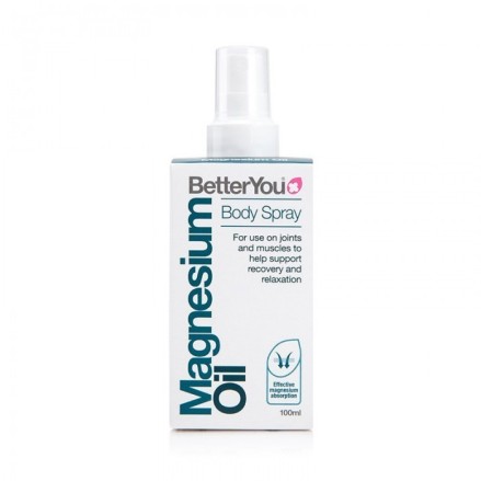 BetterYou Magnesium Oil Original 100 ml (ulei original de magneziu) BENEFICII ULEI DE MAGNEZIU- este o solutie saturata de cloru