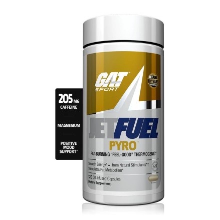 GatSport Jetfuel Pyro - 120 Capsule (pentru pierderea in greutate) BENEFICII JETFUEL PYRO- ajuta la pierderea in greutate, este 