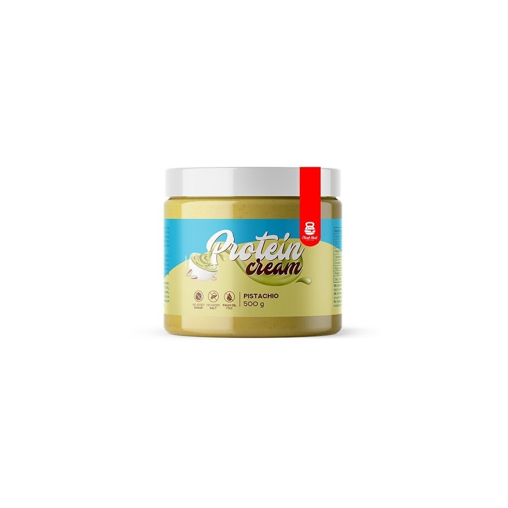 Cheat Meal Protein Cream - 500g - Pistachio (Crema proteica de fistic) PROPRIETATI- continut ridicat de proteine, continut scaz Cheat Meal Protein Cream - 500g - Pistachio (Crema proteica de fistic) PROPRIETATI- continut ridicat de proteine, continut scaz
