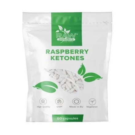 Cetona de Zmeura (Raspberry Ketone) 500 mg 60 Capsule, Raw Powders Cetona de Zmeura beneficii: ajuta la pierderea in greutate, r