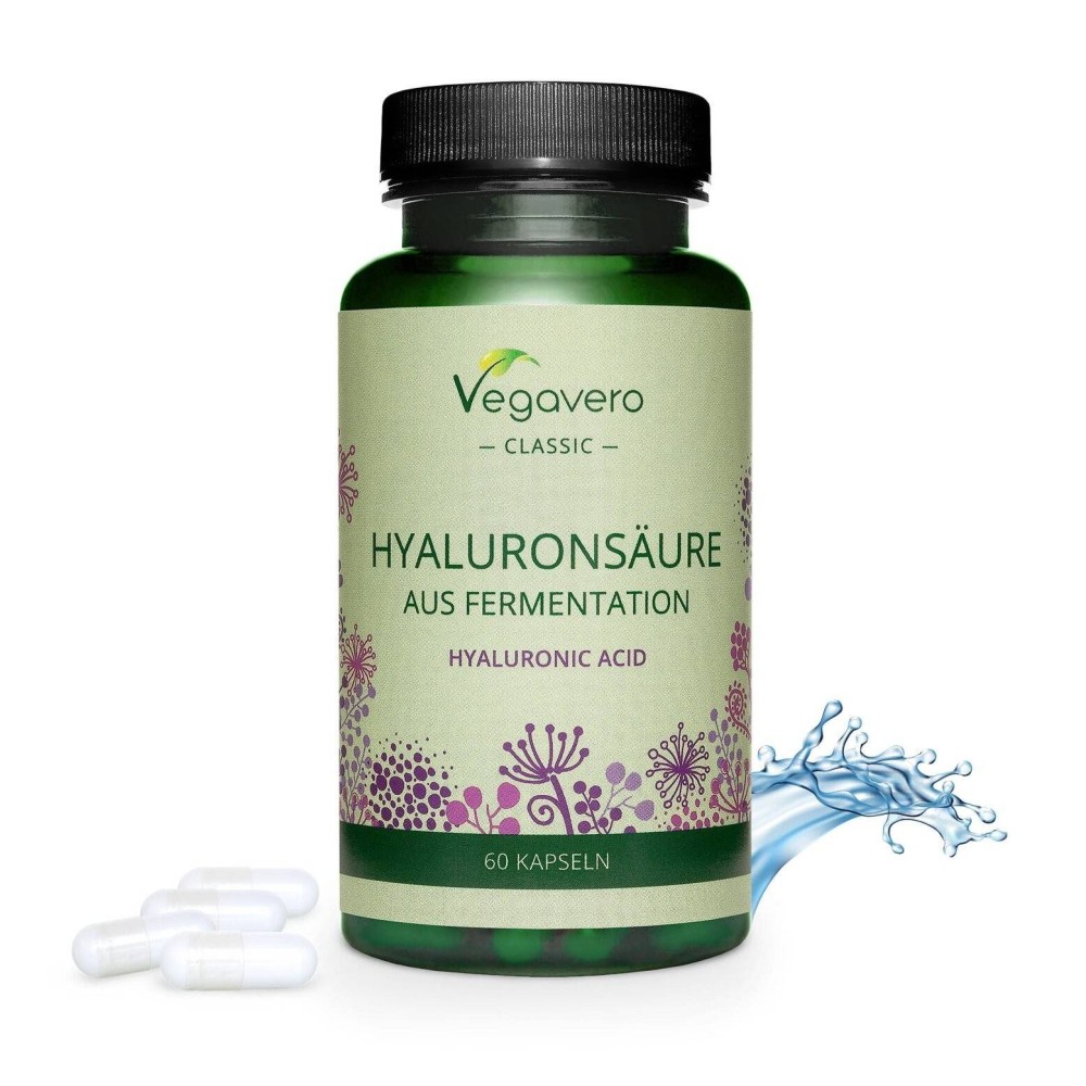 Acid Hialuronic 600mg 60 Capsule, Vegavero Acid Hialuronic Beneficii: umplerea ridurilor, reduce aspectul ridurilor, repararea p Acid Hialuronic 600mg 60 Capsule, Vegavero Acid Hialuronic Beneficii: umplerea ridurilor, reduce aspectul ridurilor, repararea p
