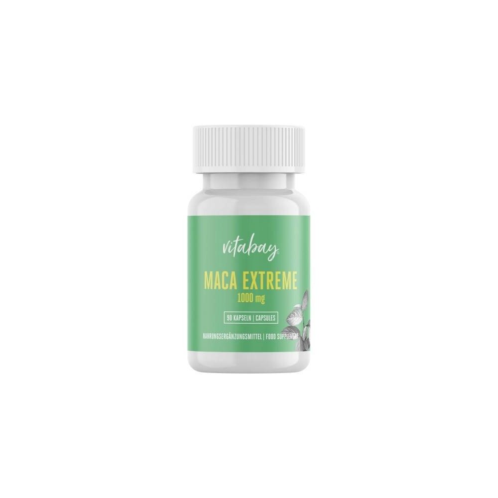 Vitabay Maca - 1000 mg doza mare - din extract de radacina de Maca - 90 capsule Beneficii Maca: ajuta organismul sa gestioneze s Vitabay Maca - 1000 mg doza mare - din extract de radacina de Maca - 90 capsule Beneficii Maca: ajuta organismul sa gestioneze s