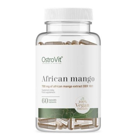 OstroVit African Mango VEGE 60 Capsule Beneficii Mango african: are efect de slabire, poate ajuta la scaderea colesterolului, sp