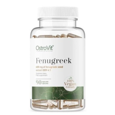 Fenugreek extract 370 mg, 90 Capsule, OstroVit Beneficii Fenugreek (Schinduf) : sursa bogata de nutrienti, sustine procesele met